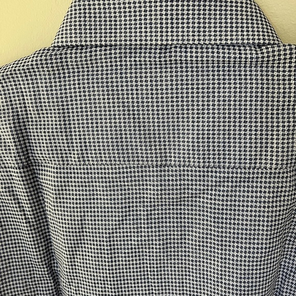 NWT Stich Note Men's Blue & White Long Sleeve Dress Shirt / Size XXL - Picture 8 of 10